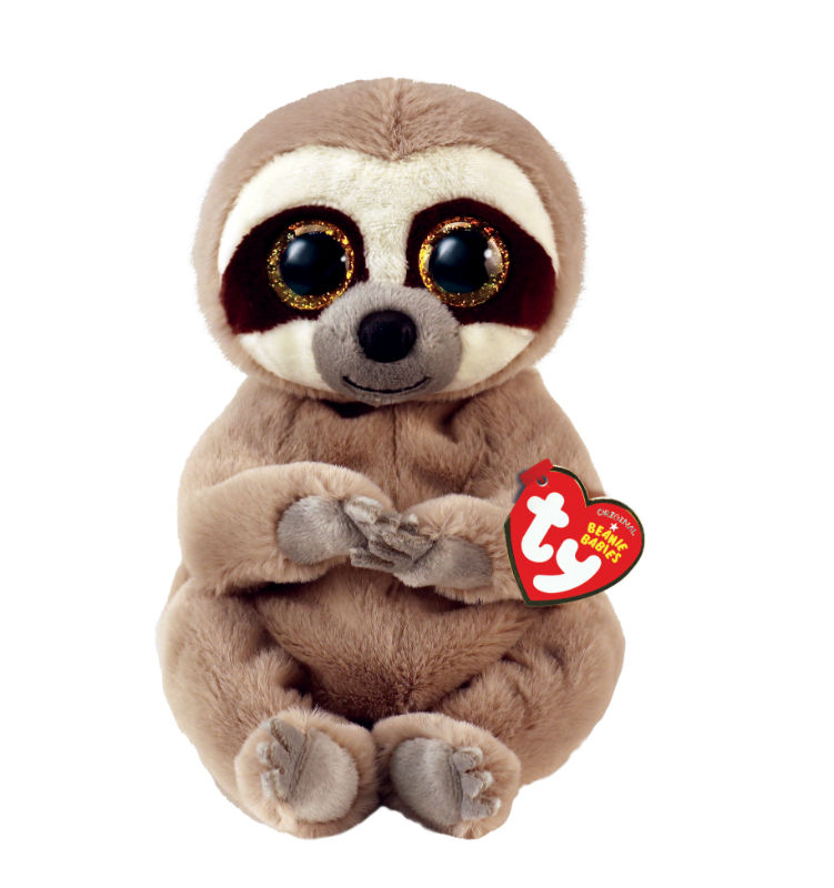 Image de  Petite peluche Ty Beanie Bellies paresseux Silas 