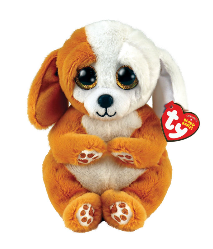 Image de  Petite peluche Ty Beanie Bellies chien Ruggles 