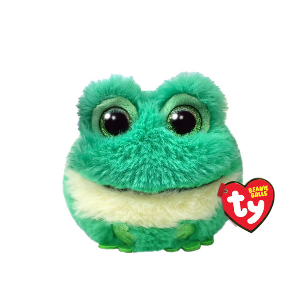 Image de  Peluche Ty Puffies grenouille Gilly 