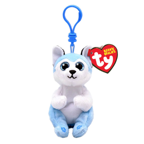 Image de  Porte clé peluche Ty Beanie Bellies husky Thunder 