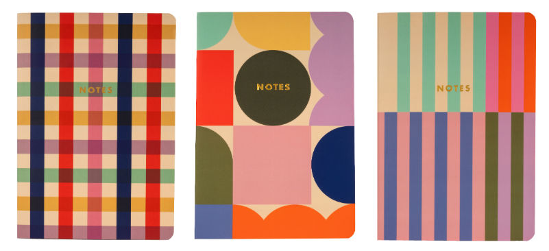 Image de  Set 3 cahiers A5 32 pages lignées 