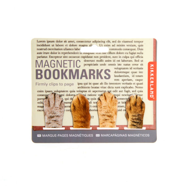 Image de  Marque-pages magnétiques pattes de chat 