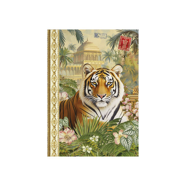 Image de  Carnet de note 10,5x15 48 pages tigre 