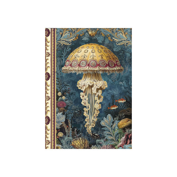 Image de  Carnet de note 10,5x15 48 pages méduse 