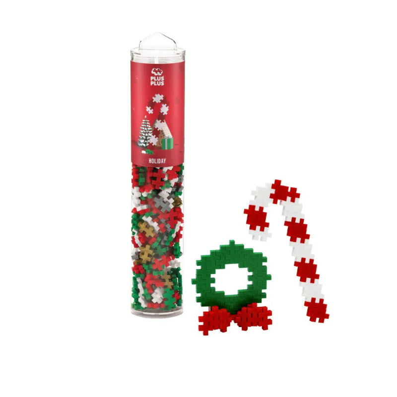 Image de  Méga tube Plus Plus mix Noël - 240 pièces 