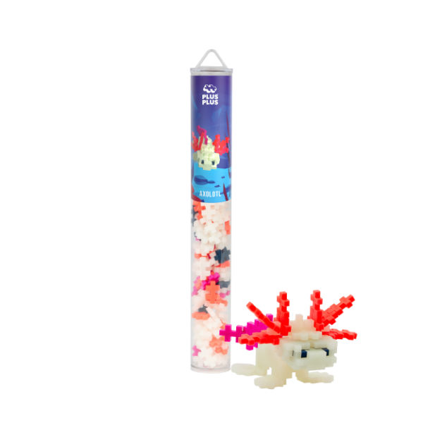 Image de  Tube Plus Plus Axolotl - 100 pièces 