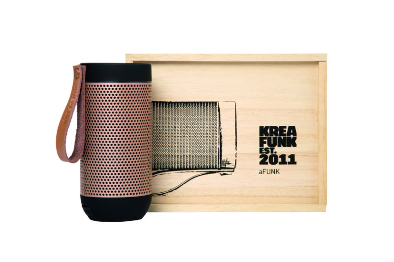 Image de  Enceinte afunk bluetooth speaker noir rose 