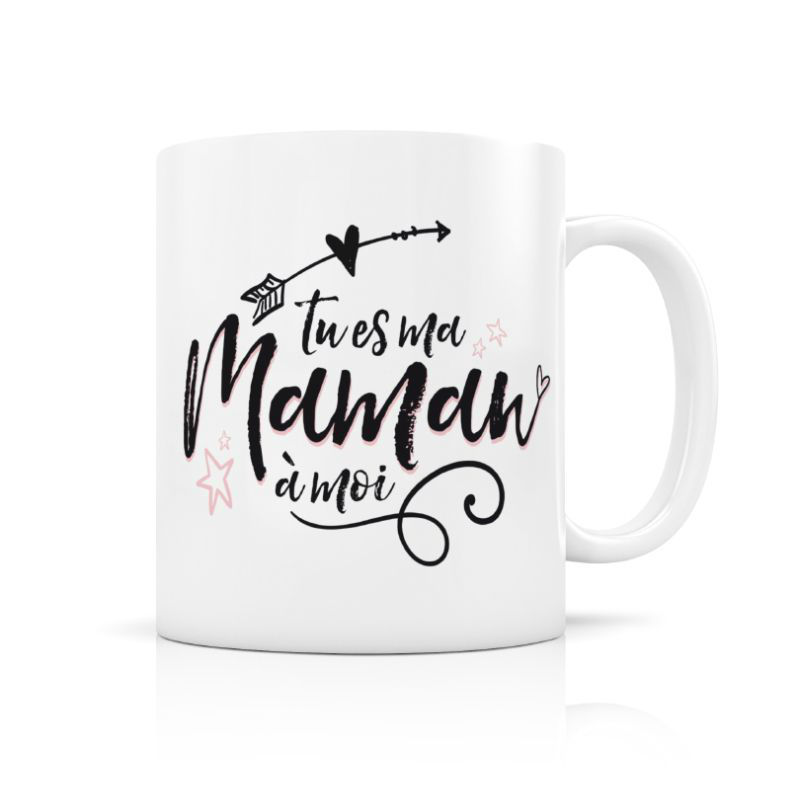 Image de  Mug porcelaine tu es ma maman À moi 