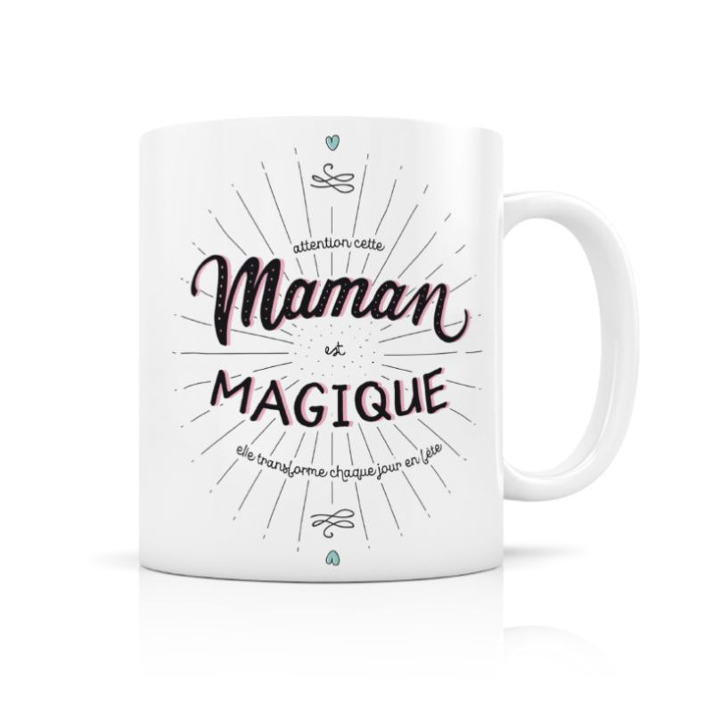 Image de  Mug porcelaine maman magique 