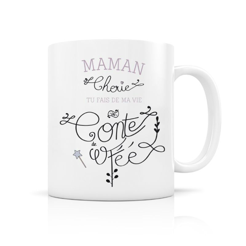 Image de  Mug porcelaine maman conte de fÉe 