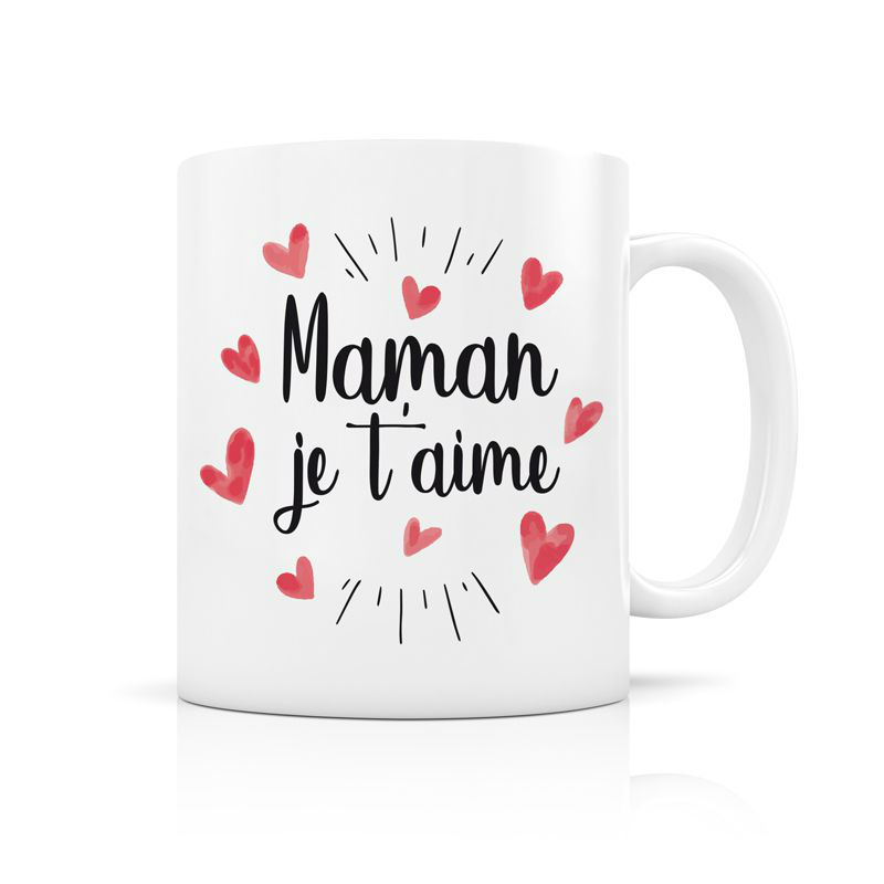 Image de  Mug porcelaine maman je t'aime 