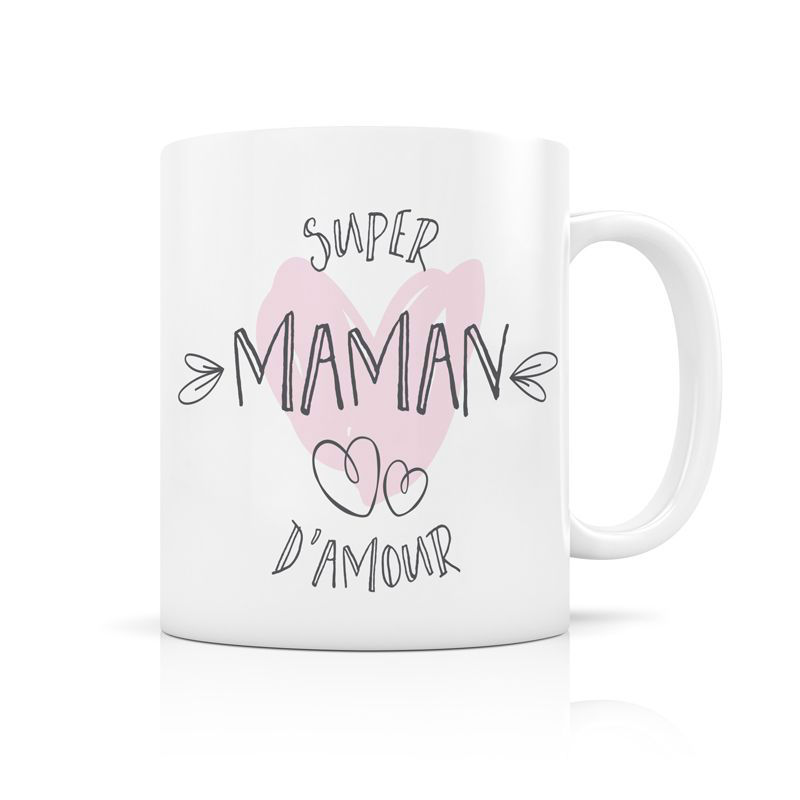 Image de  Mug porcelaine super maman d'amour 