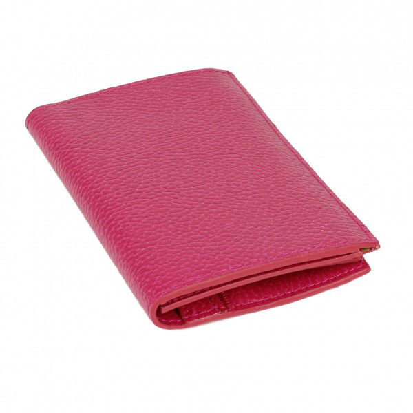 Image de  PORTEFEUILLE 1 VOLET CUIR ROSE 