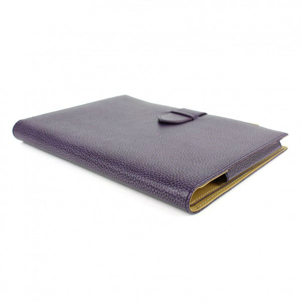 Image de  CONFERENCIER/ETUI TABLETTE UNIVERSEL A5 CUIR VIOLET 
