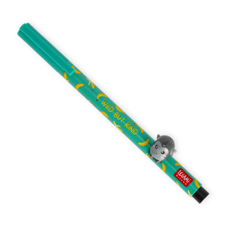 Ref. LEGCPP0030, Stylo encre gel Lovely Friends Gorille, marque LEGAMI