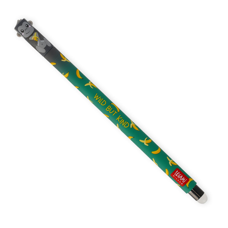 Ref. LEGEP0085, Stylo encre gel effaçable Gorille, marque LEGAMI