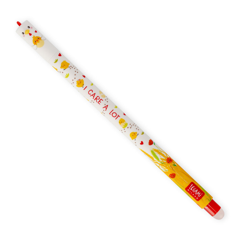 Ref. LEGEP0086, Stylo encre gel effaçable Poule, marque LEGAMI