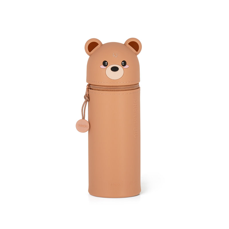 Image de  Fourre tout 2-en-1 silicone Kawaii - ours 