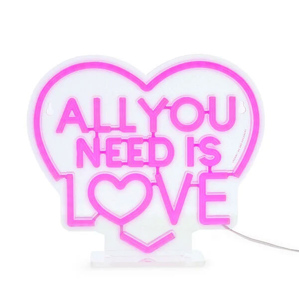 Image de  Panneau led effet néon all you need is love 