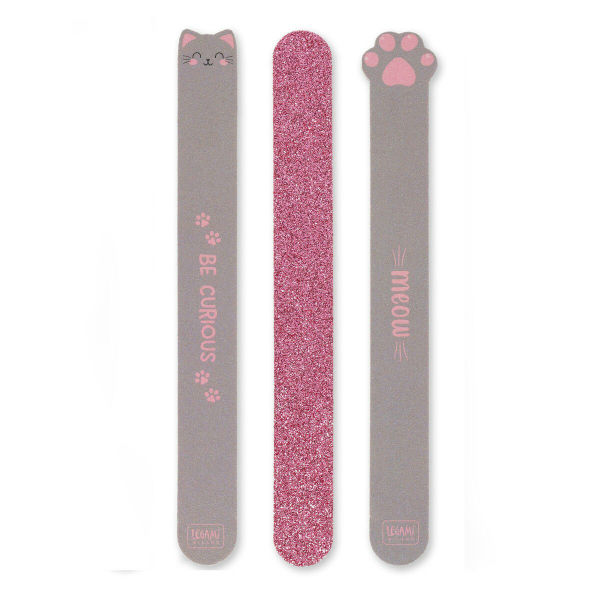 Image de  Set 3 limes à ongles chat 