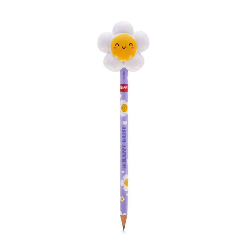 Ref. LEGPSQ0007, LEGAMI - Crayon à papier Squeezies fleur, Violet, marque LEGAMI