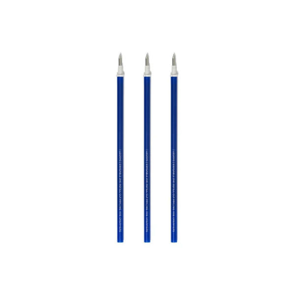 Image de  Étui 3 recharges encre gel effaçable bleue 