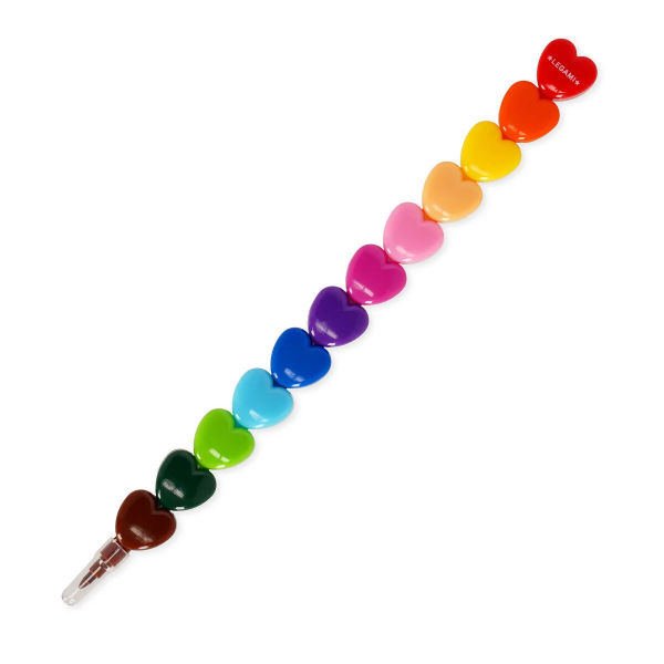 Image de  12 crayons de couleur empilables 