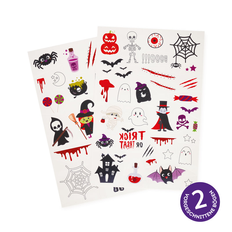 Ref. LEGTTA0007, LEGAMI HALLOWEEN - Tatouages éphémères Halloween 2026, Assorties, marque LEGAMI