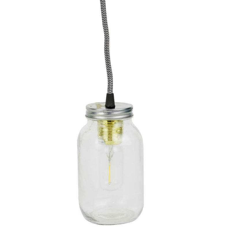 Image de  Lampe bocal fil chiné 
