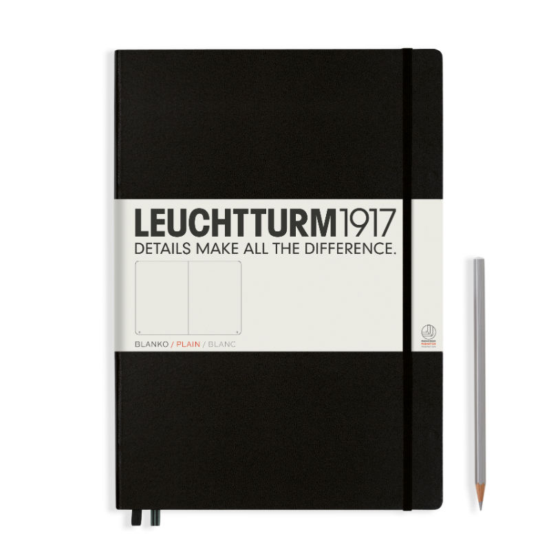 Image de  Carnet Leuchtturm Master A4 uni noir 
