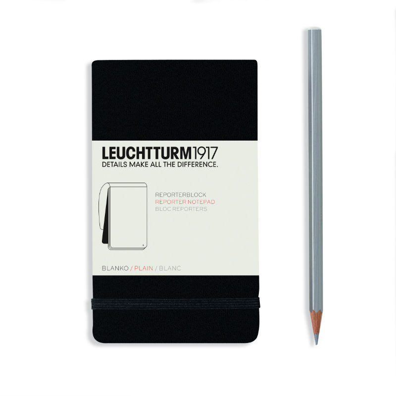 Image de  Carnet Leuchtturm Reporter A6 uni noir 