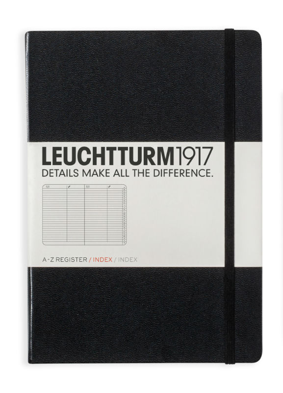 Image de  Répertoire Leuchtturm A5 noir 