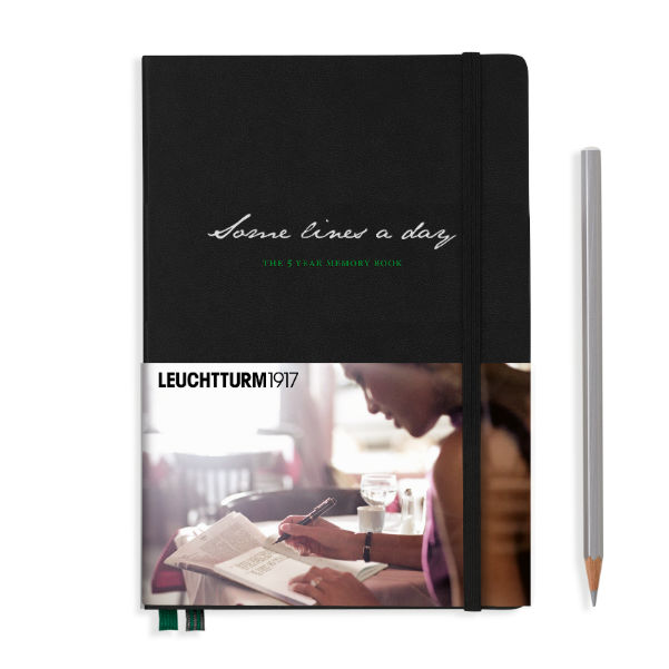Image de  Carnet Leuchtturm some line a day A5 noir 
