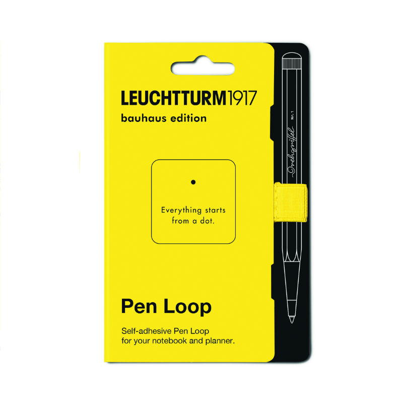 Image de  Passant pour stylo Leuchtturm Pen Loop Bauhaus citron 