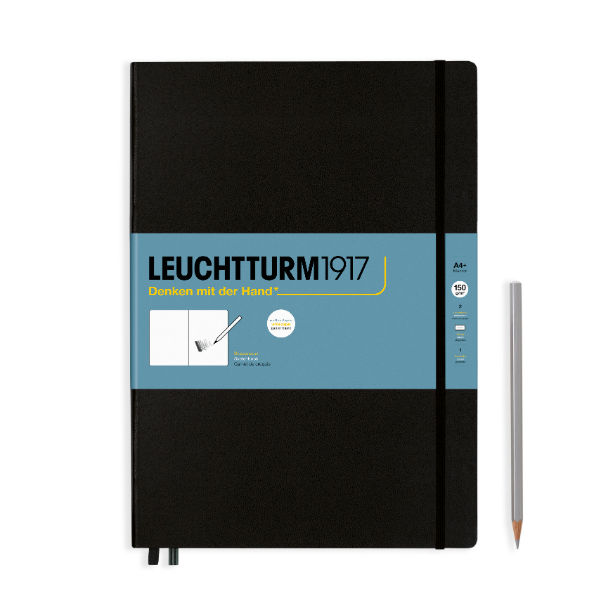 Image de  Carnet croquis Leuchtturm A4+ uni noir 