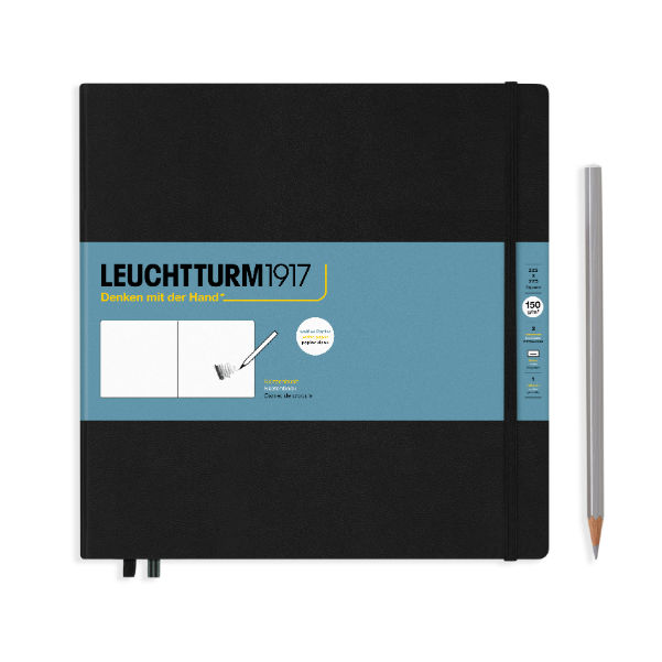 Image de  Carnet croquis Leuchtturm 22x22 uni noir 
