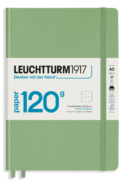 Image de  Carnet Leuchtturm ED 120gr A5 pointillés sauge 
