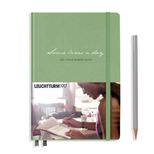 Image de  Carnet Leuchtturm some line a day A5 sauge 