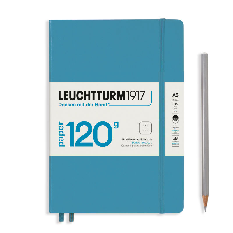Image de  Carnet Leuchtturm ED 120gr A5 pointillés bleu nordique 