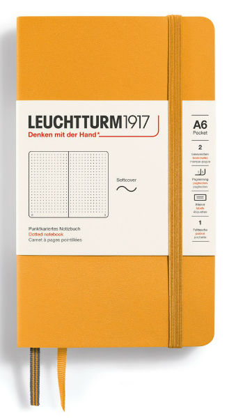 Image de  Carnet leuchtturm souple a6 pointillÉs rising sun 