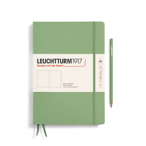 Image de  Carnet Leuchtturm B5 uni sauge 