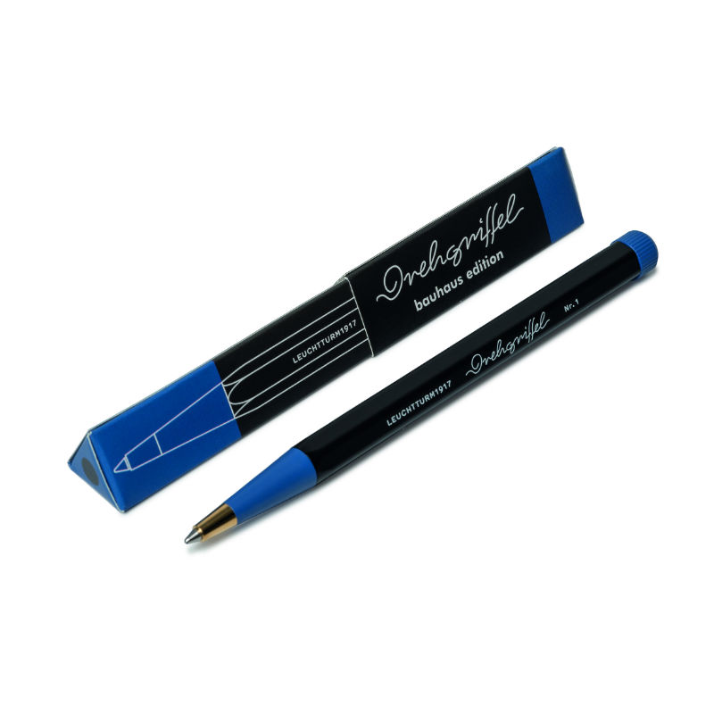 Image de  Stylo bille Leuchtturm Bauhaus Drehgriffel noir-bleu 