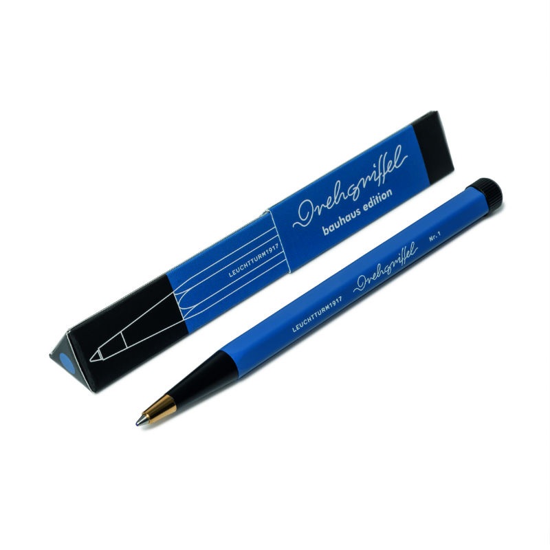 Image de  Stylo bille Leuchtturm Bauhaus Drehgriffel bleu-noir 