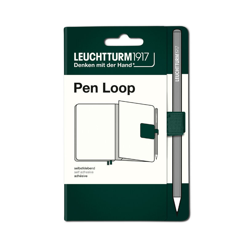 Image de  Passant pour stylo Leuchtturm penloop forest green 
