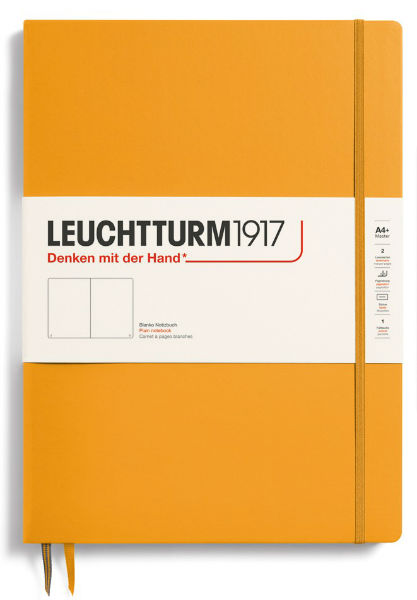 Image de  Carnet leuchtturm master slim a4+ uni rising sun 