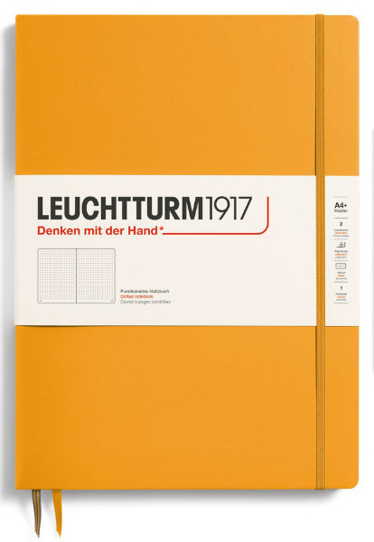 Image de  Carnet leuchtturm slim a4+ pointillÉs rising sun 