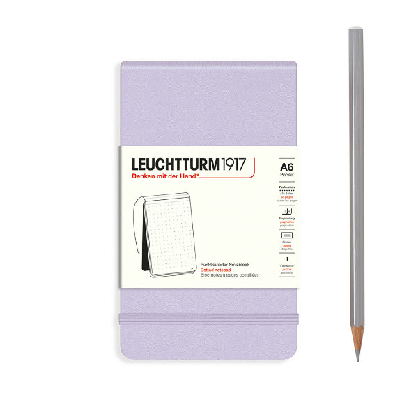 Image de  Carnet leuchtturm reporter a6 pointillÉs lilas 
