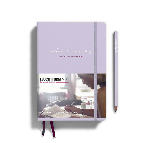 Image de  Carnet Leuchtturm some line a day A5 lilas 