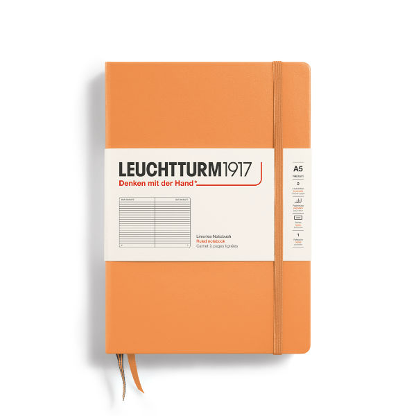 Image de  Carnet Leuchtturm A5 ligné abricot 
