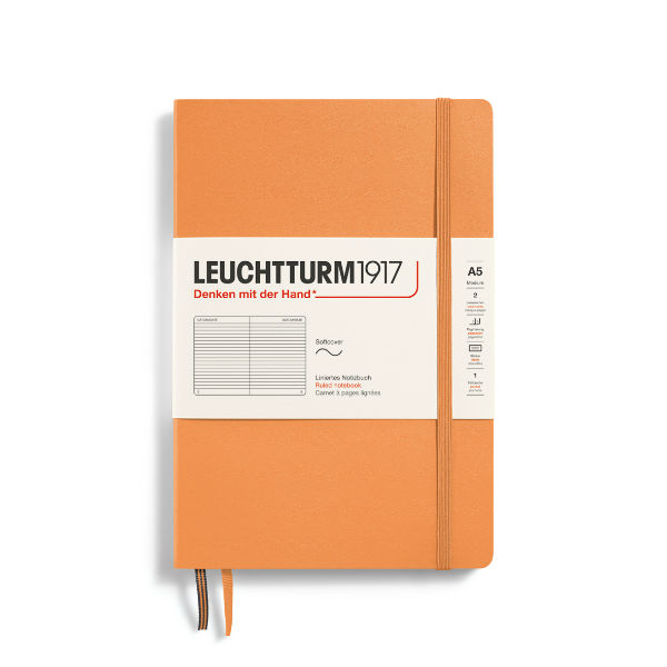 Image de  Carnet Leuchtturm souple A5 ligné abricot 